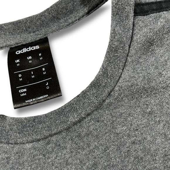 ADIDAS DARK GREY SWEATSHIRT - (M) - Picture 4 of 4